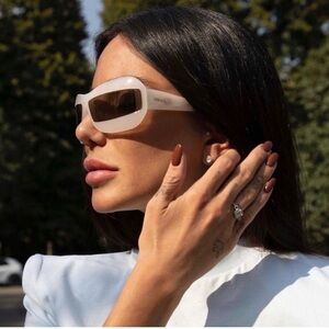 Prada Cream Women's Sunglasses